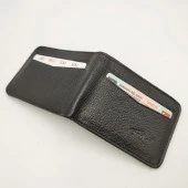 Yatay Model Mıknatıslı Erkek Kartlık Siyah Renk - 2