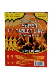 Süper Tablet Çıra 1 Tablet 16 Adet - Mangal Soba Tutuşturucu - 1
