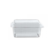 Plastik Saklama Kabı 1000 gr 100'lü Yüksek Kapaklı Bombe Plastik Kurabiye Kabı Şeffaf Sızdırmaz Kap - 4