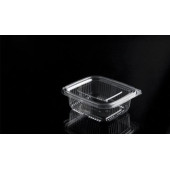 Plastik Saklama Kabı 250 gr 100'lü Kapaklı Sızdırmaz Kap Şeffaf Kullan At Kase - 3