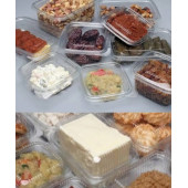 Plastik Saklama Kabı 750 gr 100'lü Kapaklı Sızdırmaz Kap Şeffaf Kullan At Kase - 3