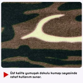 Savex Polar Kar Maskesi Kahve Kamuflaj - 3
