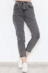 Boyfriend Kot Pantolon Gri - 1