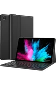 Samsung Galaxy Tab S7 FE S7 Plus S8 Plus 12.4" Kılıf Kablosuz Klavyeli Kılıf Mobax X800 T730 T970 - 12