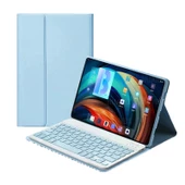 Samsung Galaxy Tab S7 FE S7 Plus S8 Plus 12.4" Kılıf Kablosuz Klavyeli Kılıf Mobax X800 T730 T970 - 11