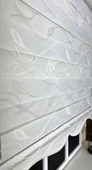 Zebra Stor Nakışlı Ekru Etek Dilimli ST 123  Ekru 110 x 200 - 6
