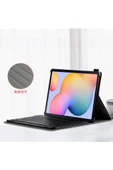 Samsung Galaxy Tab A 10.1 T580 Kılıf Kablosuz Klavyeli Case Mobax T585 T587 - 10