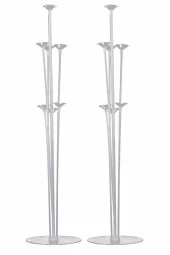 2 Adet Balon Süsleme Standı 7li Çubuklu Ikili Set Ayaklı Stand - 2