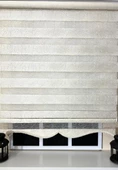 Zebra Stor Nakışlı Krem Etek Dilimli ST 127  Krem 180 x 200 - 5