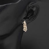 14 Ayar Markiz Baget Taşlı Altın Nişan Seti thumbnail 6