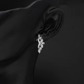 14 Ayar Damla Tasarım Beyaz Altın Nişan Seti thumbnail 6