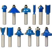 Topshop 03039 8 mm 12 Parça Ahşap Freze Uç Seti thumbnail 2