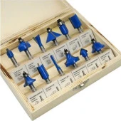 Topshop 03039 8 mm 12 Parça Ahşap Freze Uç Seti thumbnail 5