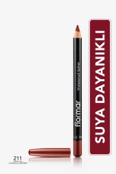 Flormar Dudak Kalemi - Waterproof Lipliner 211 Classical Brown 8690604111114 - 1