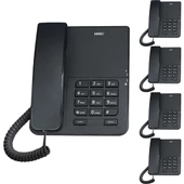 Karel TM140 Siyah Analog Telefon 5'li Fırsat Paketi - 1