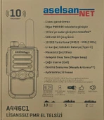 Aselsan A446C1 10Km Mesafeli PMR El Telsizi (Tekli Paket) - 5