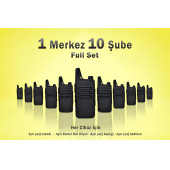 Çaycı Telsizi 1 Merkez 10 Şube Full Set - 3
