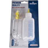Zampa Yavru Kedi ve Köpek Biberon & Temizleme Fırçası, 120ml - 1