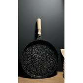 Tek Taraflı Granit Döküm Gözleme Ve Izgara Tava 35 Cm Derin - 1