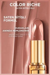 L'Oréal Paris Color Riche Saten Bitişli Ruj - 601 Worth It - 3