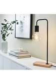 Tvarhand Masa Lambası Bambu Tabanlı Siyah 47 Cm Dekoratif Lambalar - 1