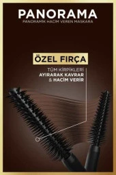 L'oréal Paris Panorama Hacim Veren Maskara Kahverengi - 3