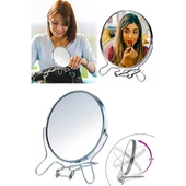 Çift Taraflı Büyüteçli Makyaj Aynası 5'' Masa Üstü Aynası Mavi - 10