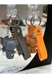 DZC KUZENLER AVM Tom ve Jerry Karikatür Anime Figür PVC Bebek Anahtarlık Çanta Anahtarlık Süsü 2 adet - 2