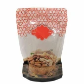 Kırmızı Kuruyemi̇ş Desenli̇ Doypack 17,5x25+4,5 Cm 500 Gr 1000 Adet - 2