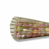 Yaldız Çi̇zgi̇li̇ Şeffaf Ki̇li̇tli̇ Doypack 17,5x25+4,5 Cm 500 Gr 1000 Adet - 4