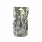 Şeffaf Metalize Kilitsiz Doypack 11x18+3,5 Cm 100 Gr 100 Adet thumbnail 3