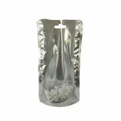 Şeffaf Metalize Kilitsiz Doypack 11x18+3,5 Cm 100 Gr 1000 Adet - 3