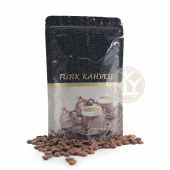 Kahve Desenli̇ Ki̇li̇tli̇ Si̇yah Doypack 13x22+4 Cm 250 Gr 100 Adet - 4