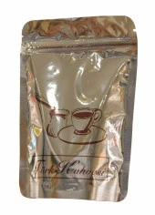 Bakır Metali̇ze Kahve Desenli̇ Ki̇li̇tli̇ Doypack 13x18+4 Cm 100 Gr 100 Adet - 2