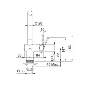 Franke Active Plus Metalic Doccia Matt Black Armatür thumbnail 5