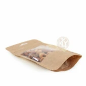 Kraft Geni̇ş Pencereli̇ Ki̇li̇tli̇ Doypack 11x18+3,5 Cm 100 Gr 1000 Adet thumbnail 3