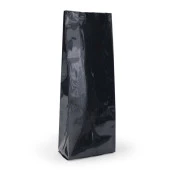 Siyah Parlak Aüminyum Yan Körüklü Torba 10x34+3 Cm 500 Gr 1000 Adet - 1