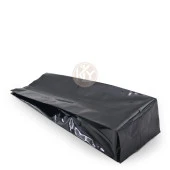 Siyah Parlak Aüminyum Yan Körüklü Torba 10x34+3 Cm 500 Gr 1000 Adet - 2