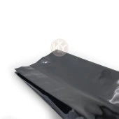 Siyah Parlak Aüminyum Yan Körüklü Torba 10x34+3 Cm 500 Gr 1000 Adet - 3