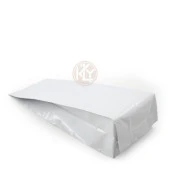 Beyaz Mat Alümi̇nyum Yan Körüklü Torba 10x34+3 Cm 500 Gr 100 Adet thumbnail 2