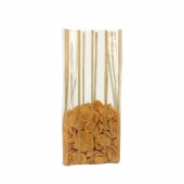 Altın Yaldız Çizgili Yan Körüklü Torba 7,5x20+2,5 Cm 100 Gr (5 Kg) thumbnail 2