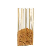 Altın Yaldız Çizgili Yan Körüklü Torba 7,5x20+2,5 Cm 100 Gr (1 Kg) thumbnail 2