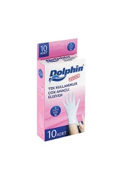 Beyaz Lateks Kullanat Eldiven Pudralı M 10lu Paket - 1