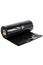 Endüstriyel Jumbo Çöp Torbası Poşeti - 2 Kat - Siyah - 500 Gr. - 80 X 110 Cm. / Koli - 3