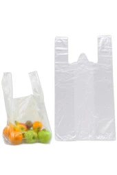 Rulo Market Poşet Torba - Atlet Poşet - Şeffaf - Orta Boy - 10 Rulo - 2000 Adet Torba - 3