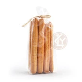 Şeffaf Kare Tabanlı Torba 9x24+3 Cm 500 Gr 100 Adet - 1