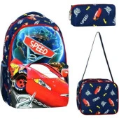 Dzc Kuzenler Avm Ilk Okul Cars Arabalı Çocuk Sırt Sırt Çantası 3lü Takım Set Dayanıklı Su Geçirmez thumbnail 1