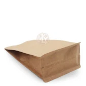 Kraft Flat Bottom Kilitsiz Torba 14x38+4 Cm 1000 Gr 100 Adet - 2