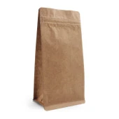 Kraft Flat Bottom Kilitli Torba 14x38+4 Cm 1000 Gr 100 Adet thumbnail 1