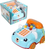 Sesli ve Işıklı Oyuncak Arabalı Telefon - İlk Telefonum, Eğitici Oyuncak Telefon - 2